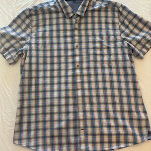 Men's Blue Plaid Shirt